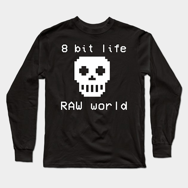 8 bit graphics Long Sleeve T-Shirt by payme